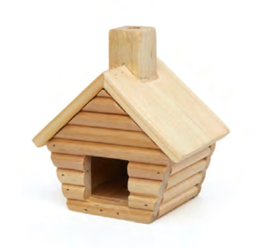 Log Cabin Incense Burner  Kikkerland   