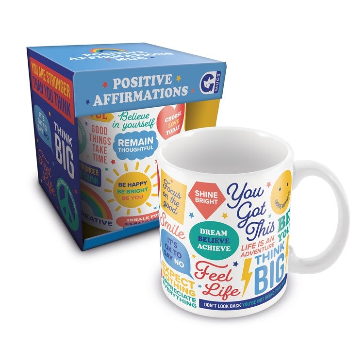 Positive Affirmations Mug  Ginger Fox   