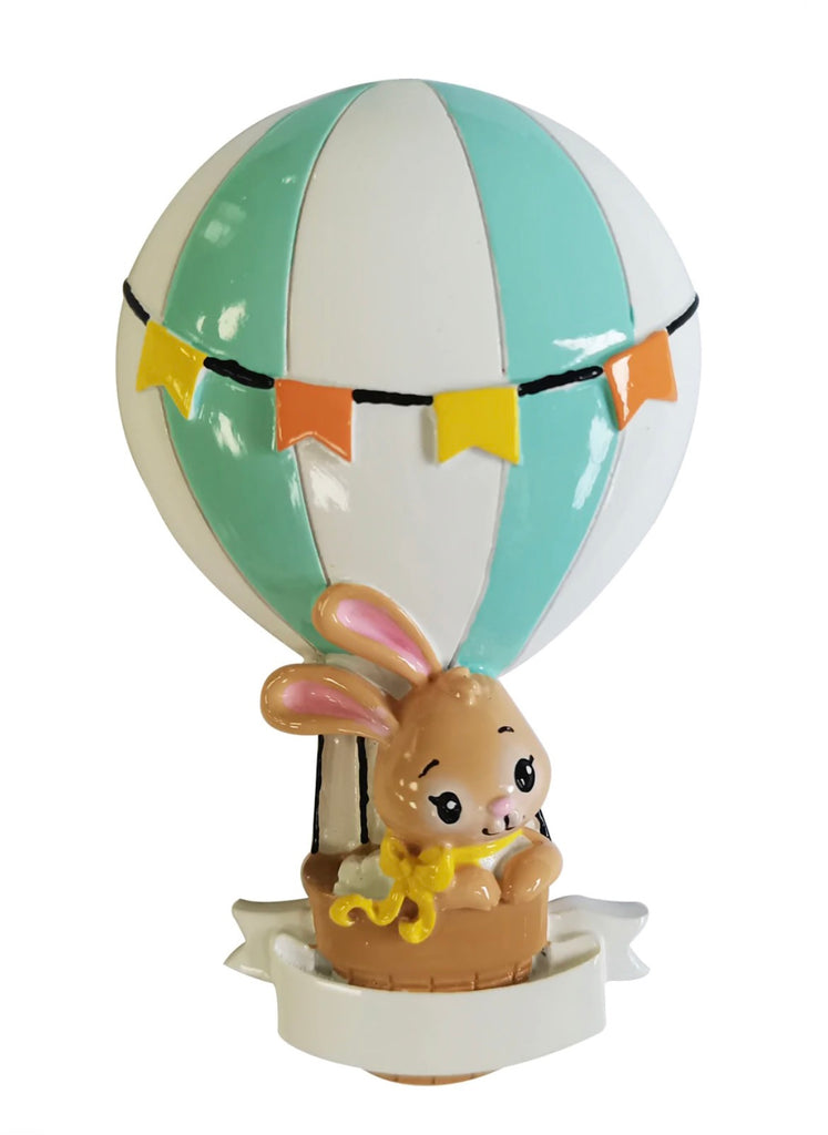 Boy Bunny Balloon Ornament  Polar X   