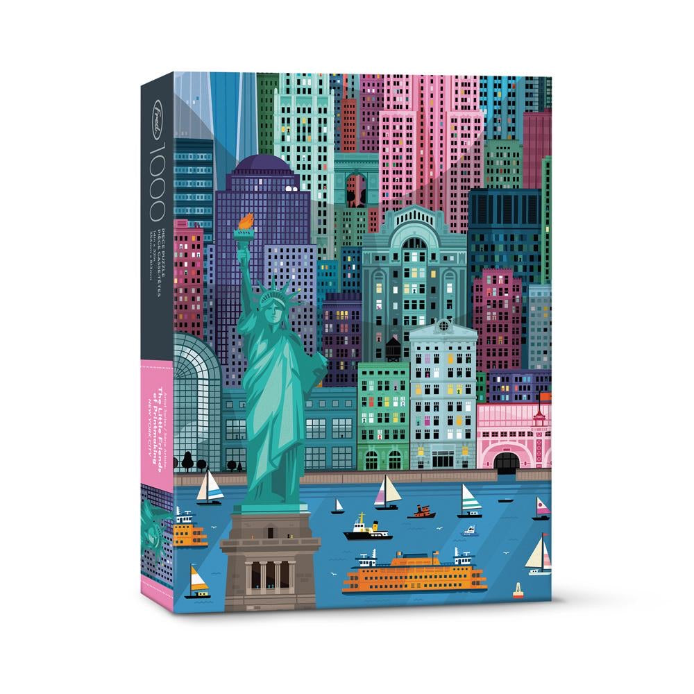 Cities 1000 Piece Puzzles  Fred and Friends New York  