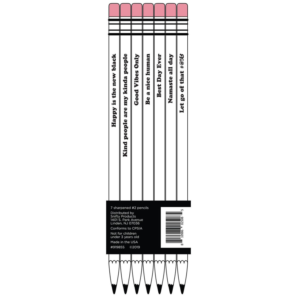 Good Vibes Pencil Set  Snifty   