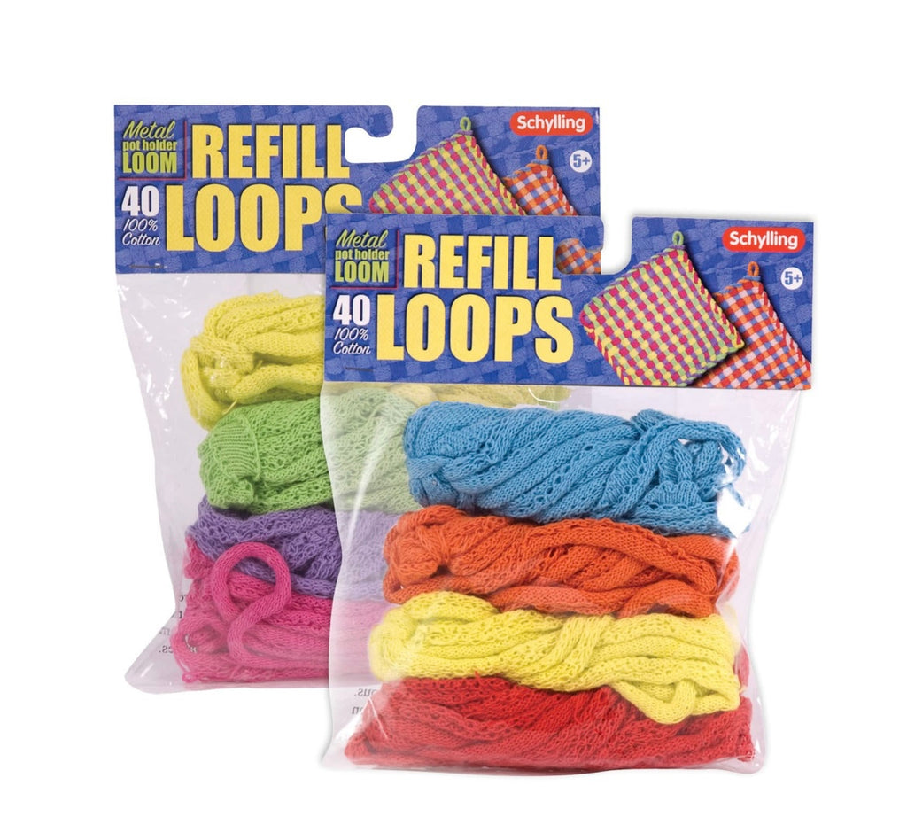 Metal Potholder Loom & Refill Loops  Schylling Loop Refill  