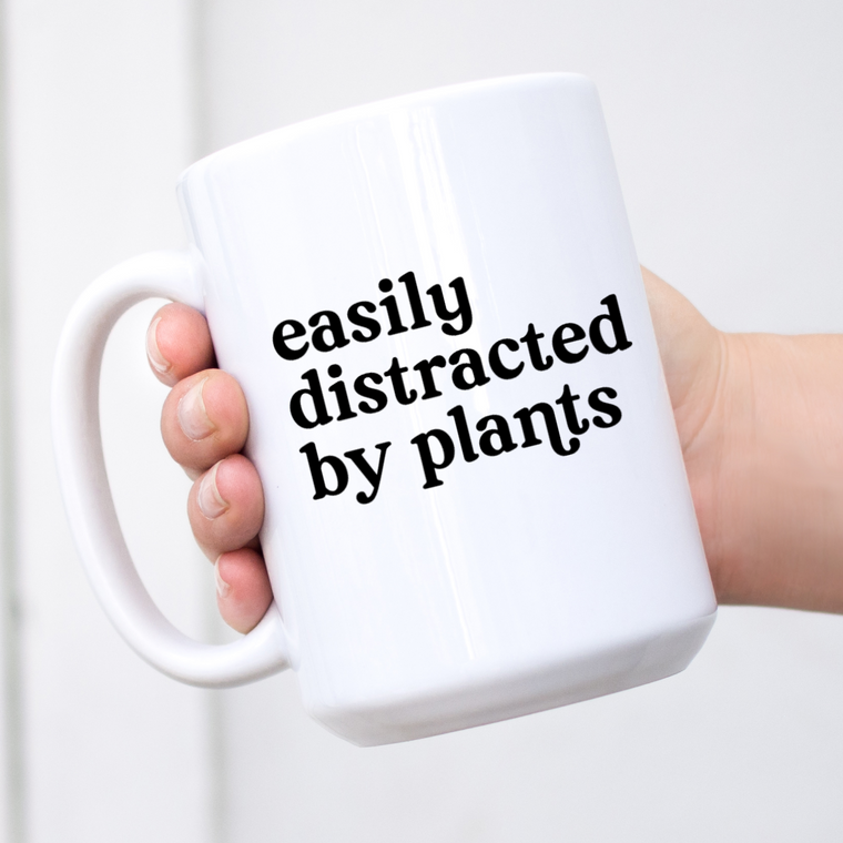 Distracted by Plants Mug  Mug and Mini   