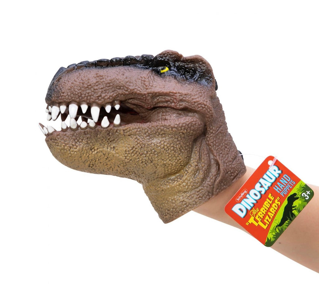 Animal Hand Puppets  Schylling Dinosaur  