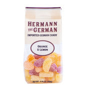 Herman the German Hard Candies  Chicago Importing Orange & Lemon  