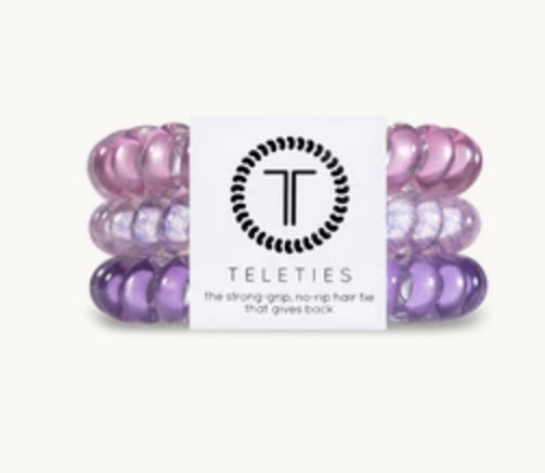 Teleties Hair Ties  Teleties Pink Thistle  