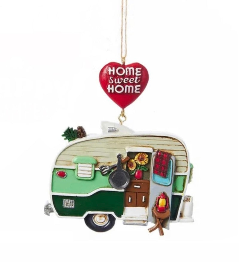 Camper Personalized Ornament  Kurt Adler Home Sweet Home  