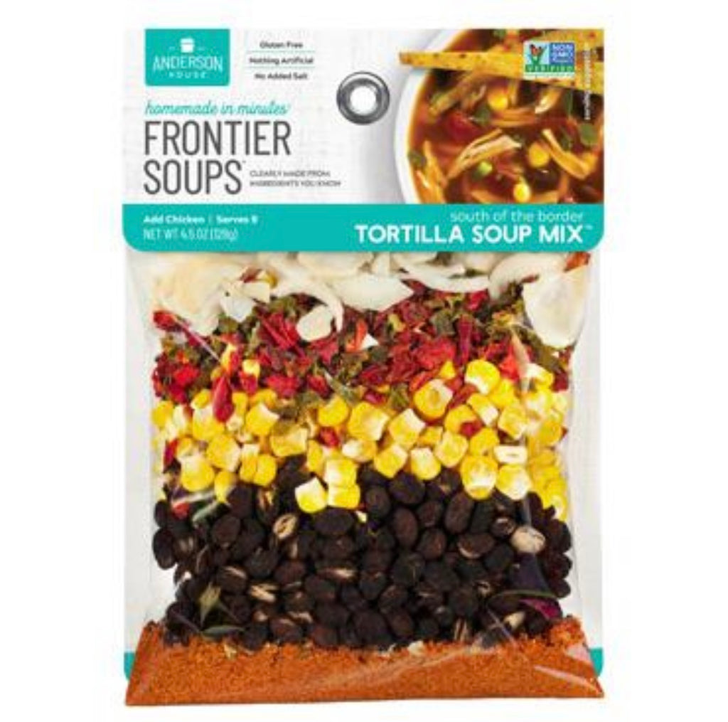 Frontier Soup Mixes  Frontier Soups South of Border Tortilla Soup  