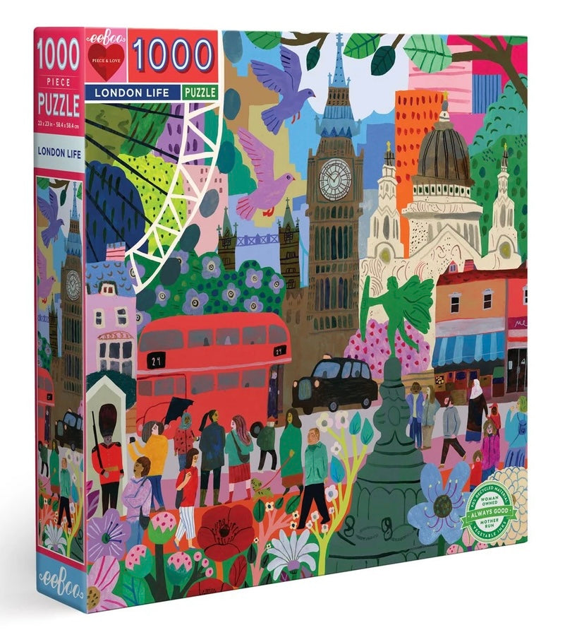 London Life 1000 Piece Puzzle  Eeboo   