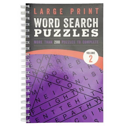 Word Search Vol 2  (Large Print) Book  Cottage Door Press   