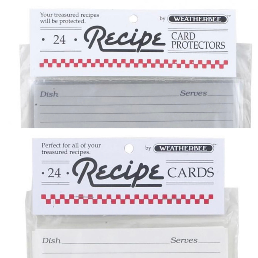 Recipe Cards/Protectors  Harold   