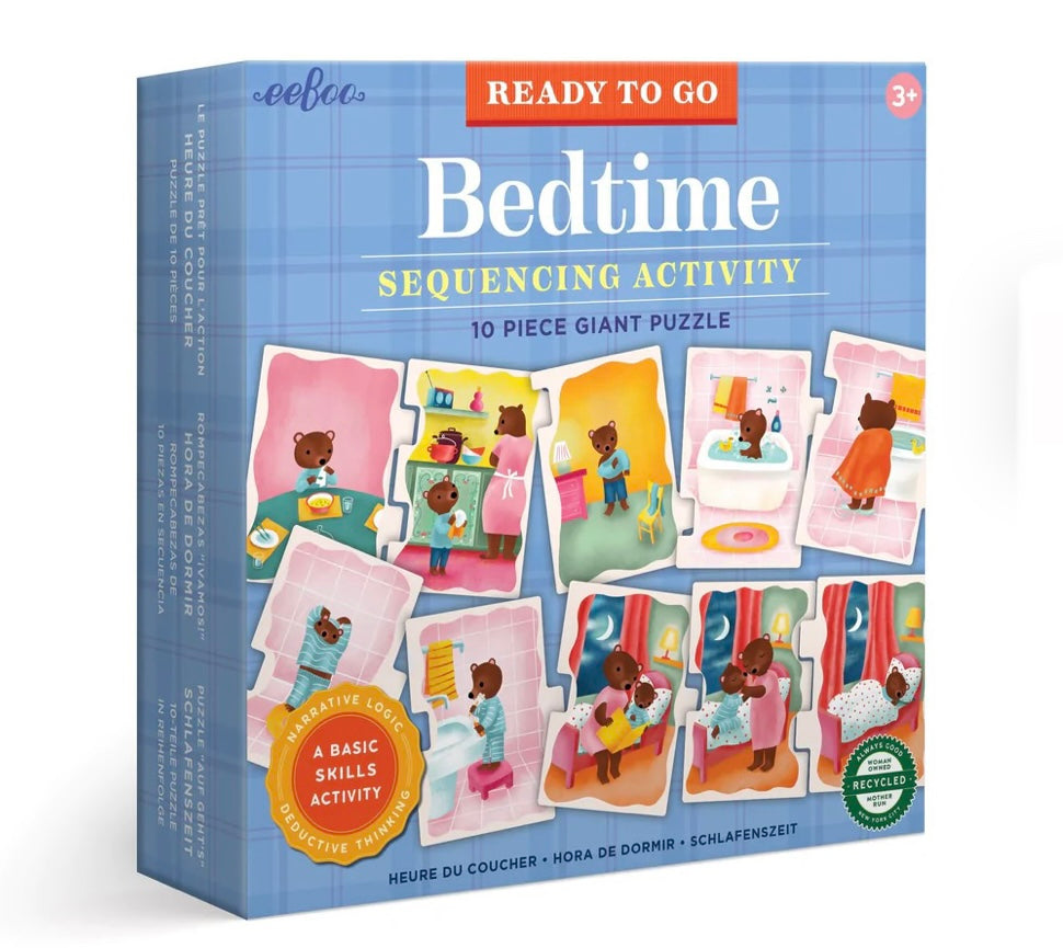 Sequencing Activities  Eeboo Bedtime  