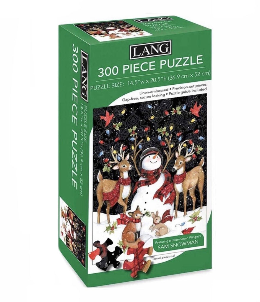 Snowy Lights 300 Piece Puzzle  Lang   