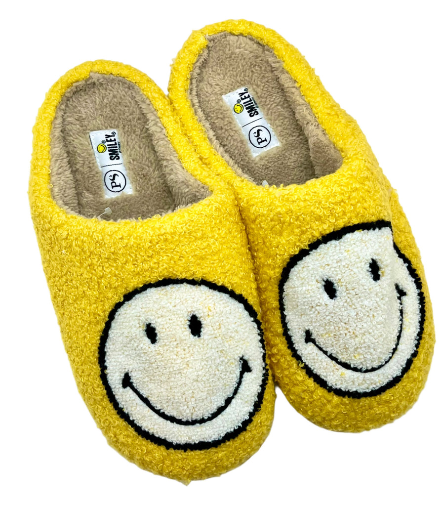 Smiley Slippers  Pretty Simple Yellow S  