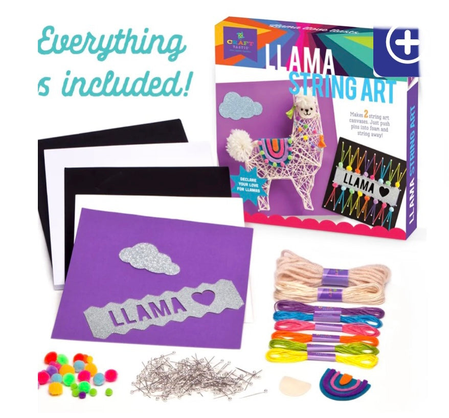 Craft-Tastic Creative Sets  Play Monster String Art Llama  