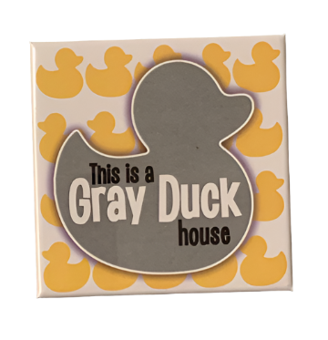 Duck Duck Gray Duck Magnet  Vintage Studio   