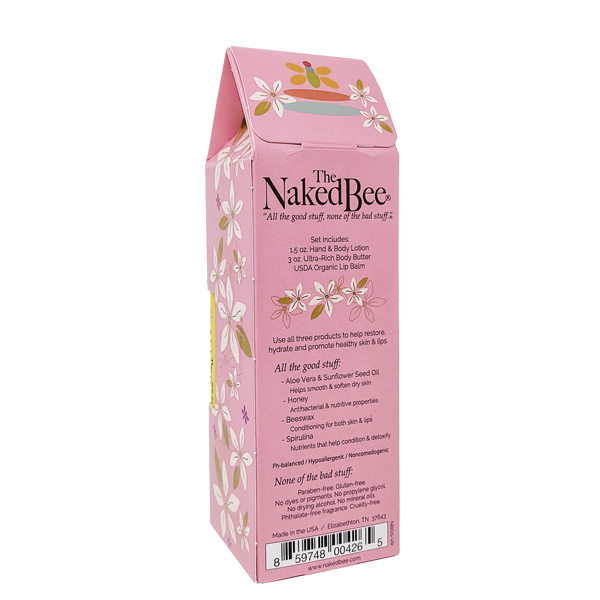 Vanilla, Rose & Honey Gift Set  Naked Bee   