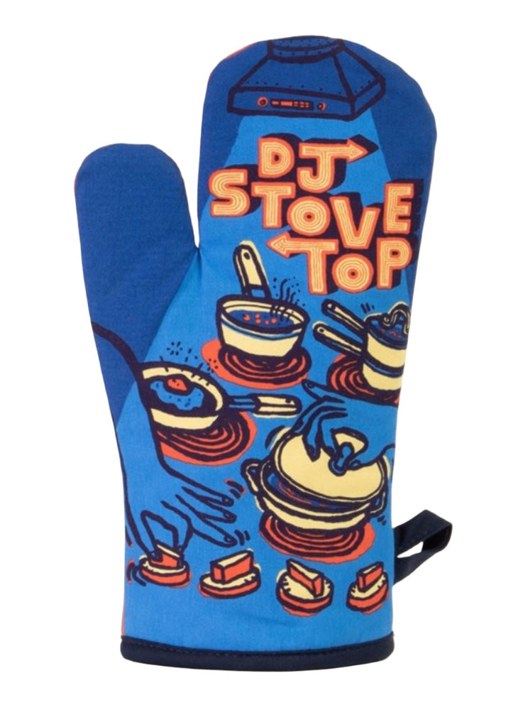 DJ Stovetop Oven Mitt  Blue Q   