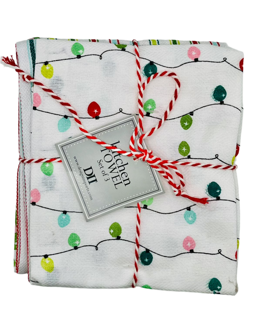 Festive Christmas Dish Towel Set  DII   