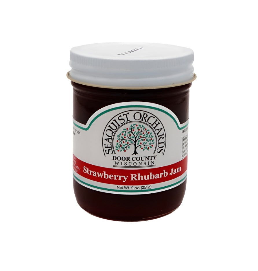 Seaquist Orchards Jams  Seaquist Strawberry Rhubarb Jam  