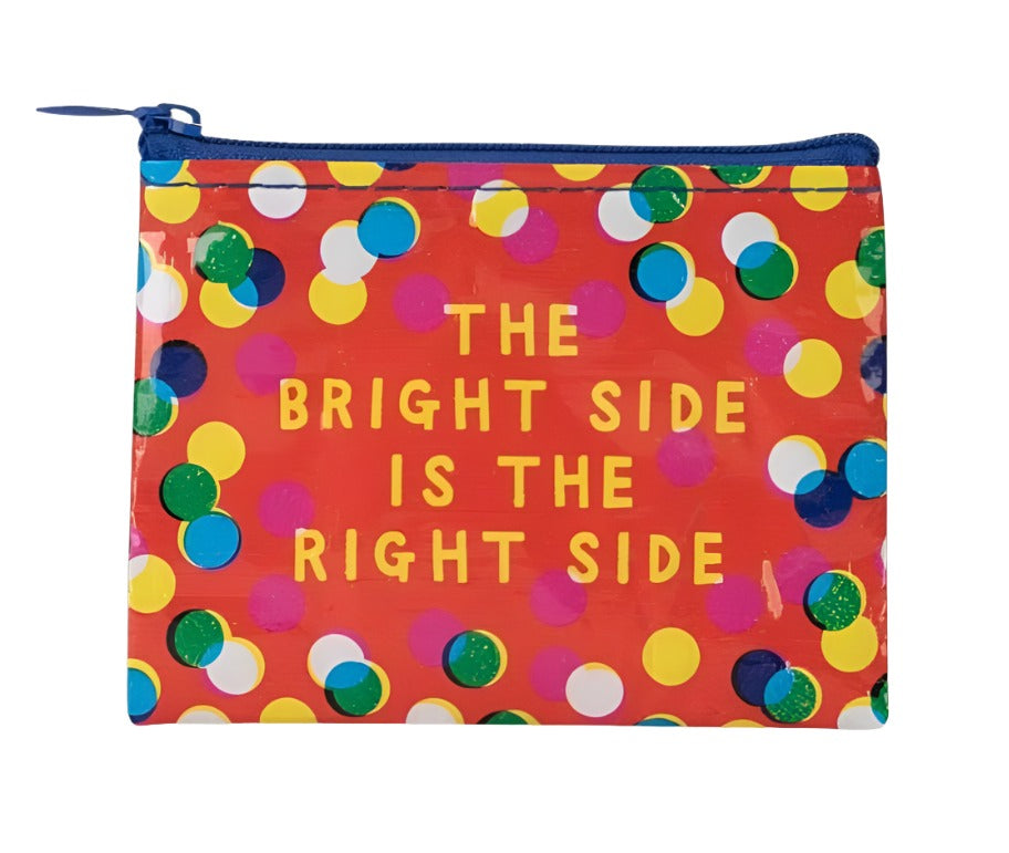 Bright Side Coin Purse  Blue Q   