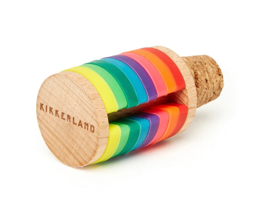 Rainbow Drink Markers & Stopper  Kikkerland   