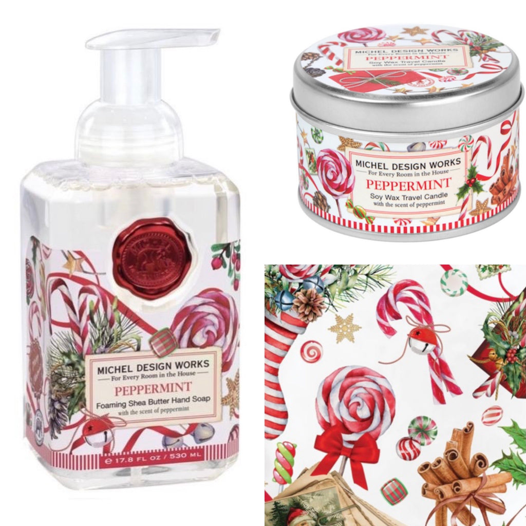 Peppermint Soap and Candles  Michel   