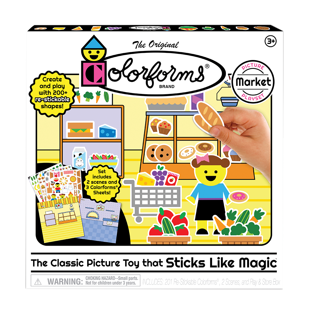 Market Picture Play Set Colorforms  Play Monster   