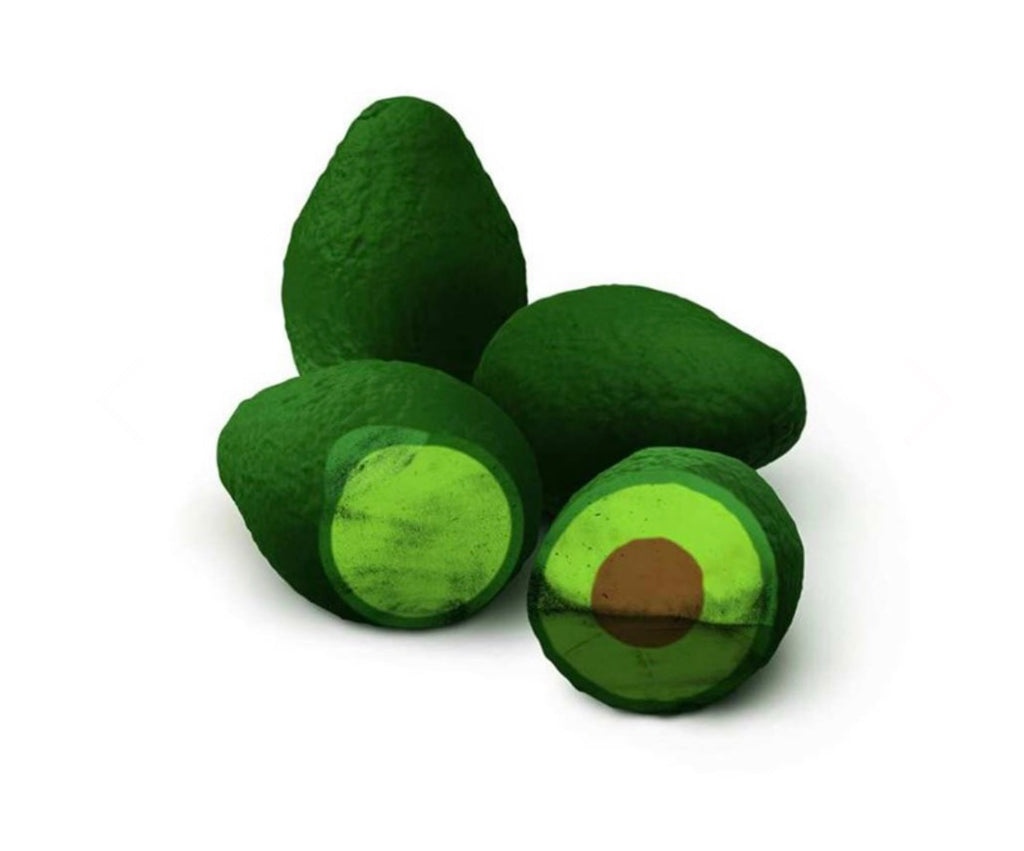 Realistic Food Eraser Packs  Fred and Friends Avocado  