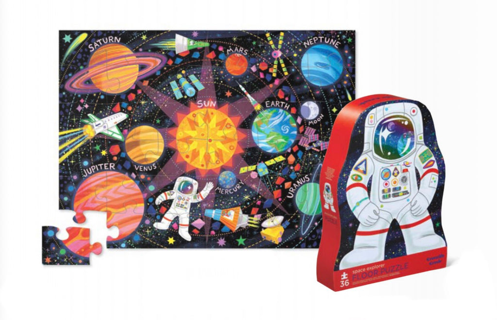 Kids 36 piece Floor Puzzles  Crocodile Creek Space Explorer  