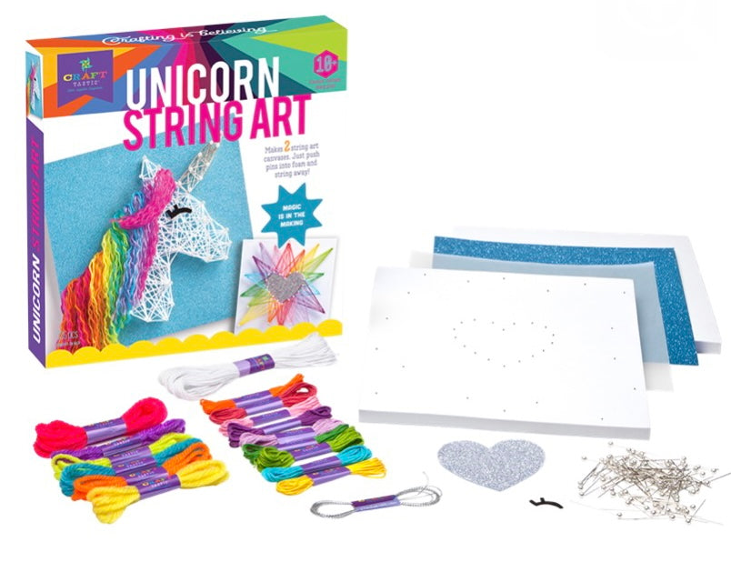 Craft-Tastic Creative Sets  Play Monster Unicorn String Art  