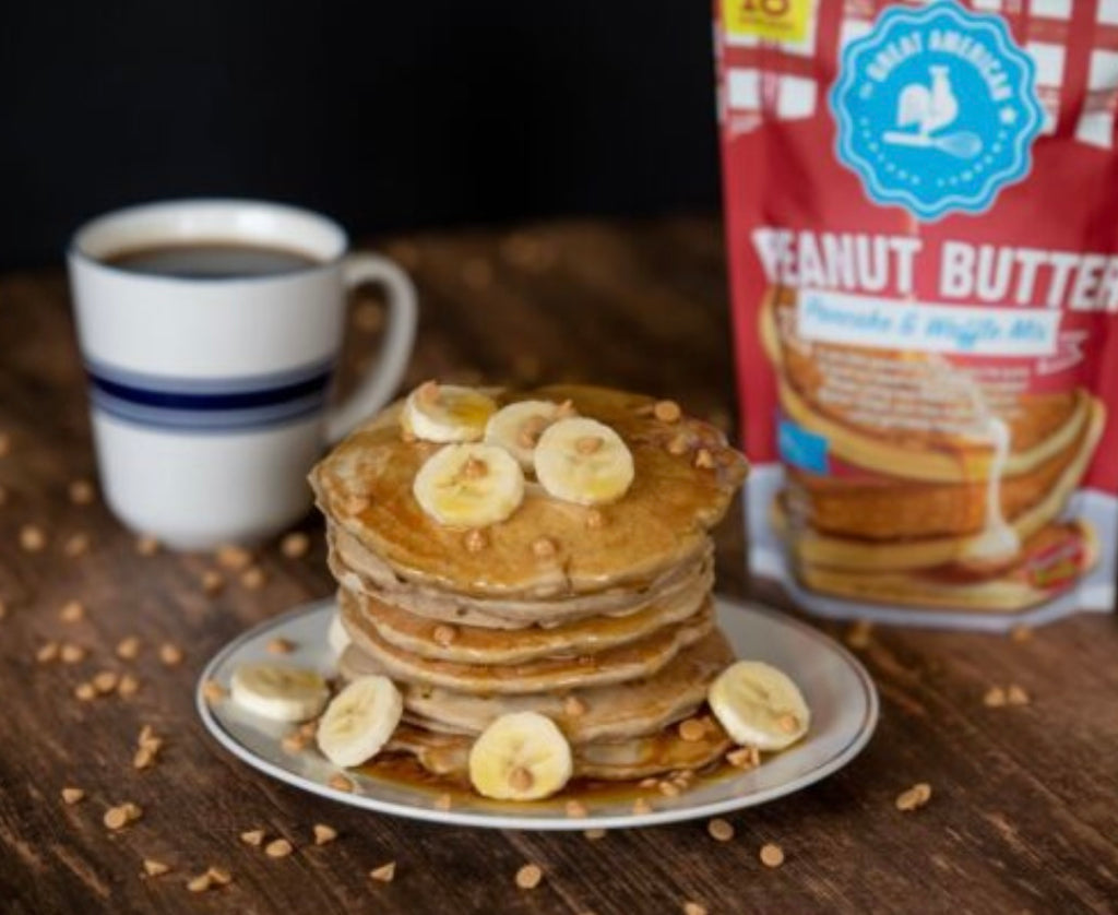 Great American Pancake and Waffle Mixes  Great American Pancake Peanut Butter  