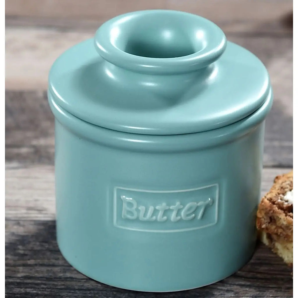 Butter Bell Crocks  Butter Bell Aqua Matte  