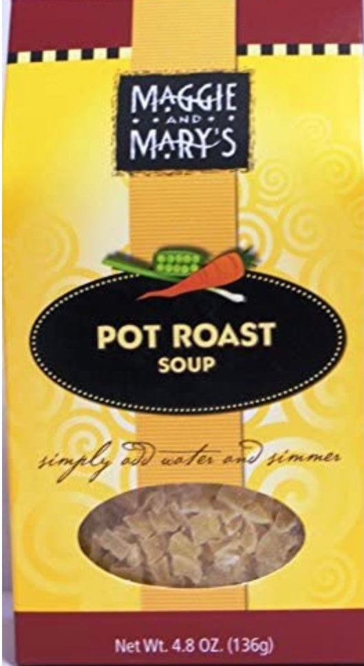 Maggie and Mary's Soups  Maggie and Mary’s Pot Roast Soup  