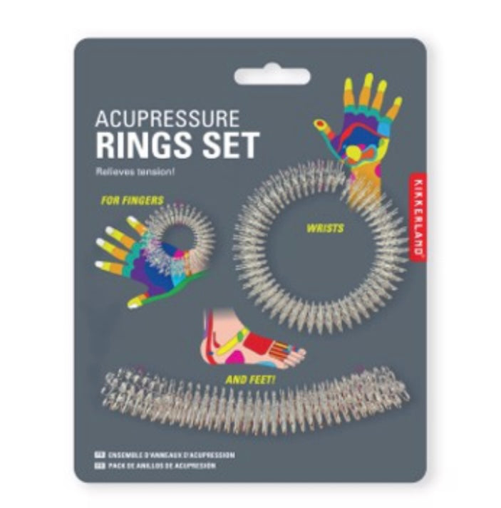 Acupressure Rings Set  Kikkerland   