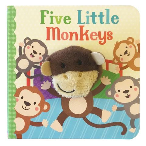 Five Little Monkeys Finger Puppet Book  Cottage Door Press   