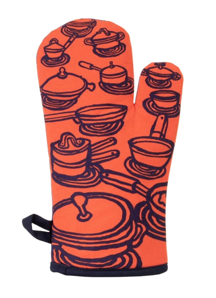 DJ Stovetop Oven Mitt  Blue Q   