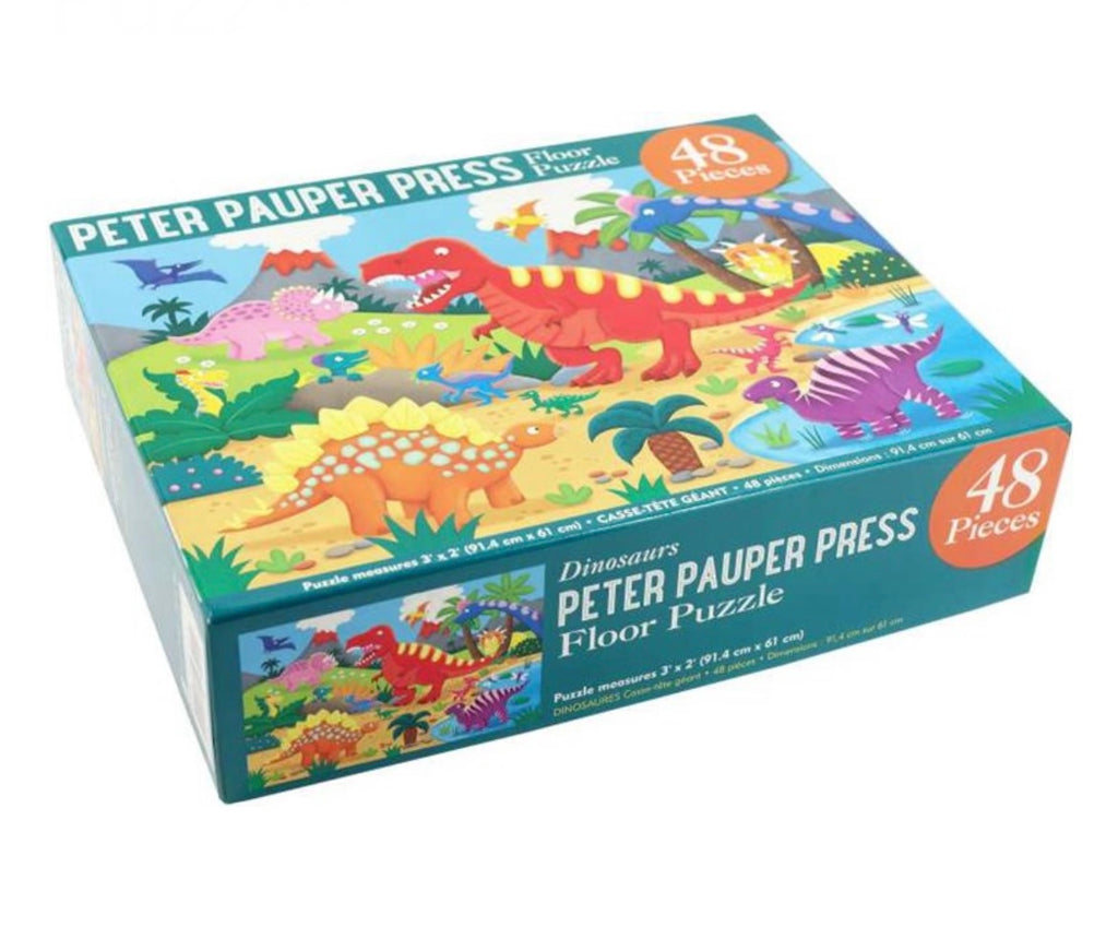 Kids' Floor Puzzles  Peter Pauper Press Dinosaurs  