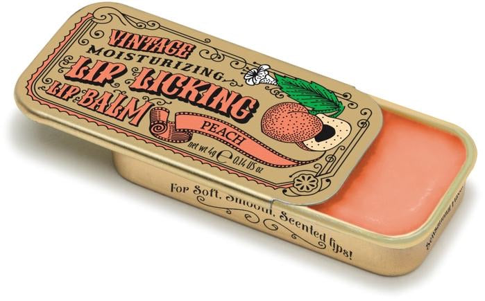 Vintage Lip Balm Tins  Tinte Peach  