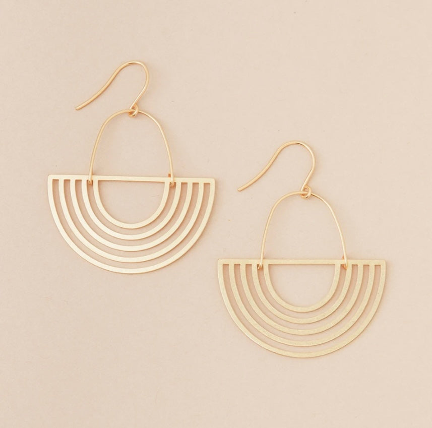 Solar Rays Earrings  Scout Curated Wears Gold  