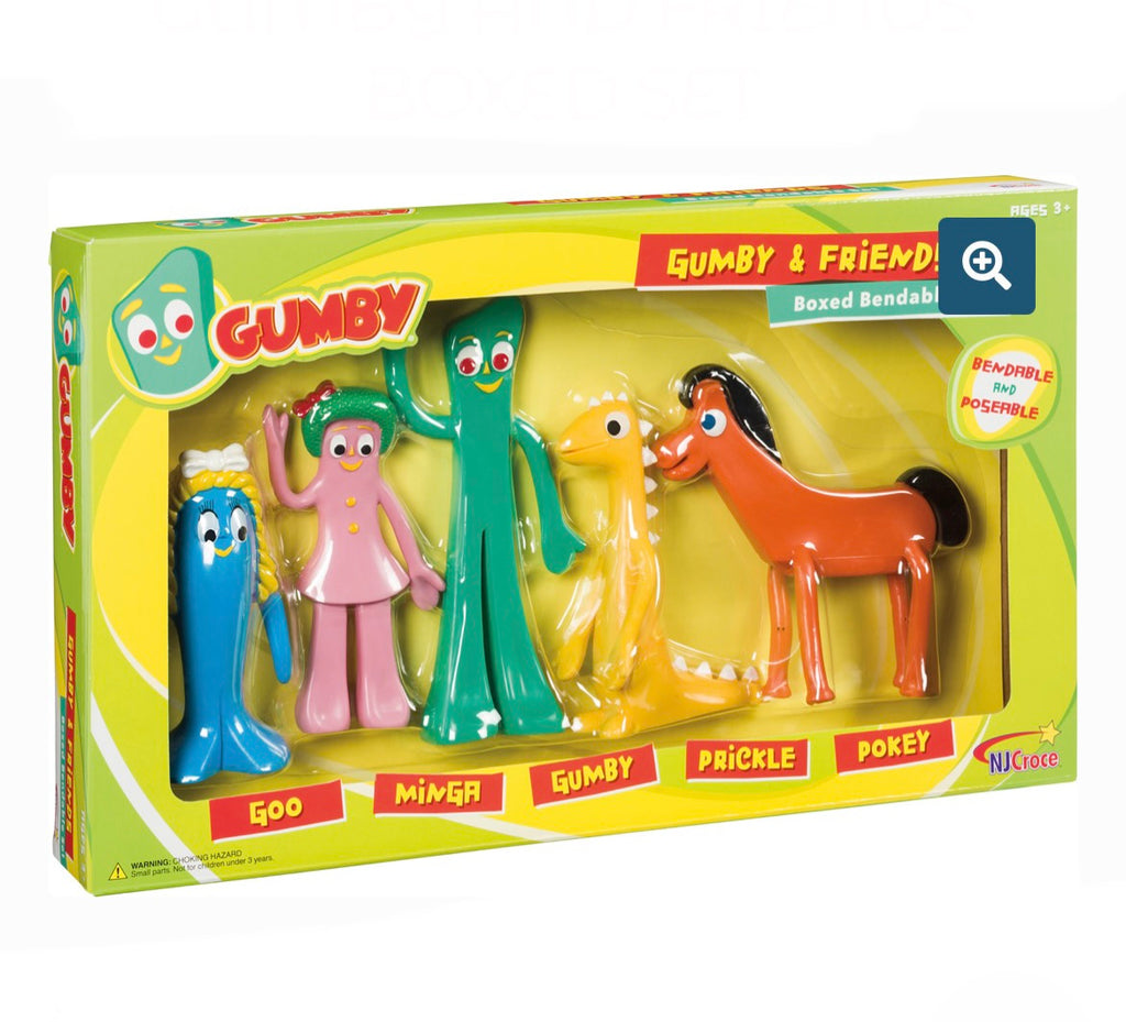 Retro Gumby, Pokey & Friends  Toysmith Gumby & Friends Set  