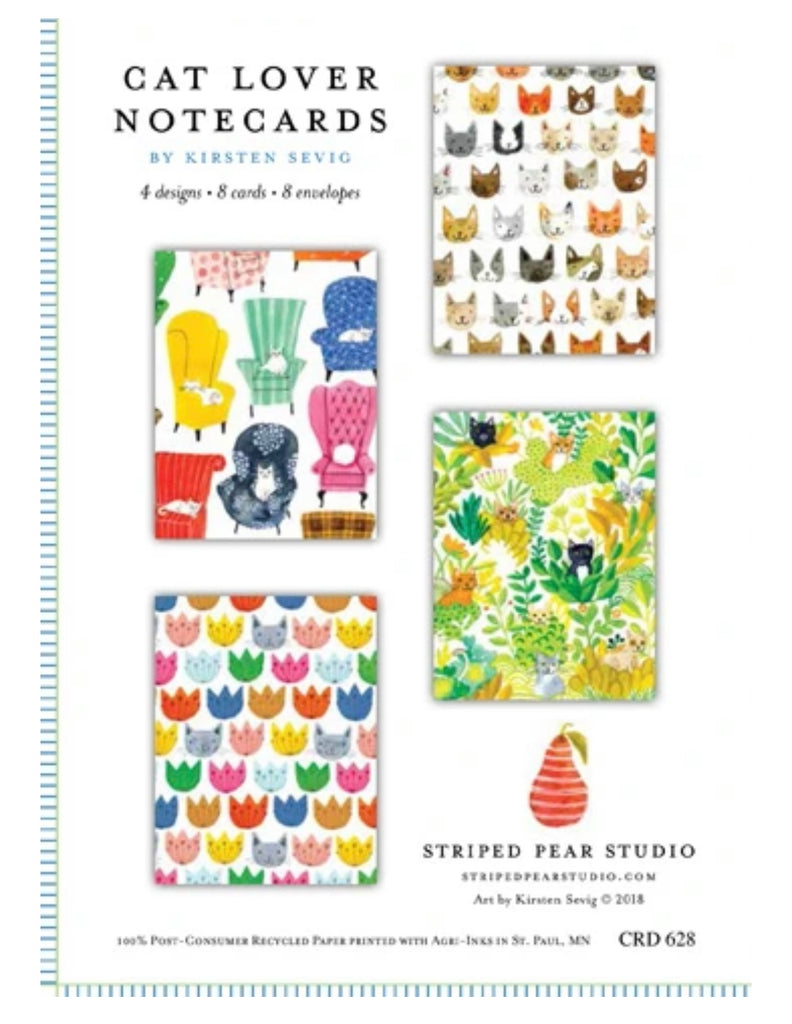 Dog/Cat Lovers Notecards  Skandisk   