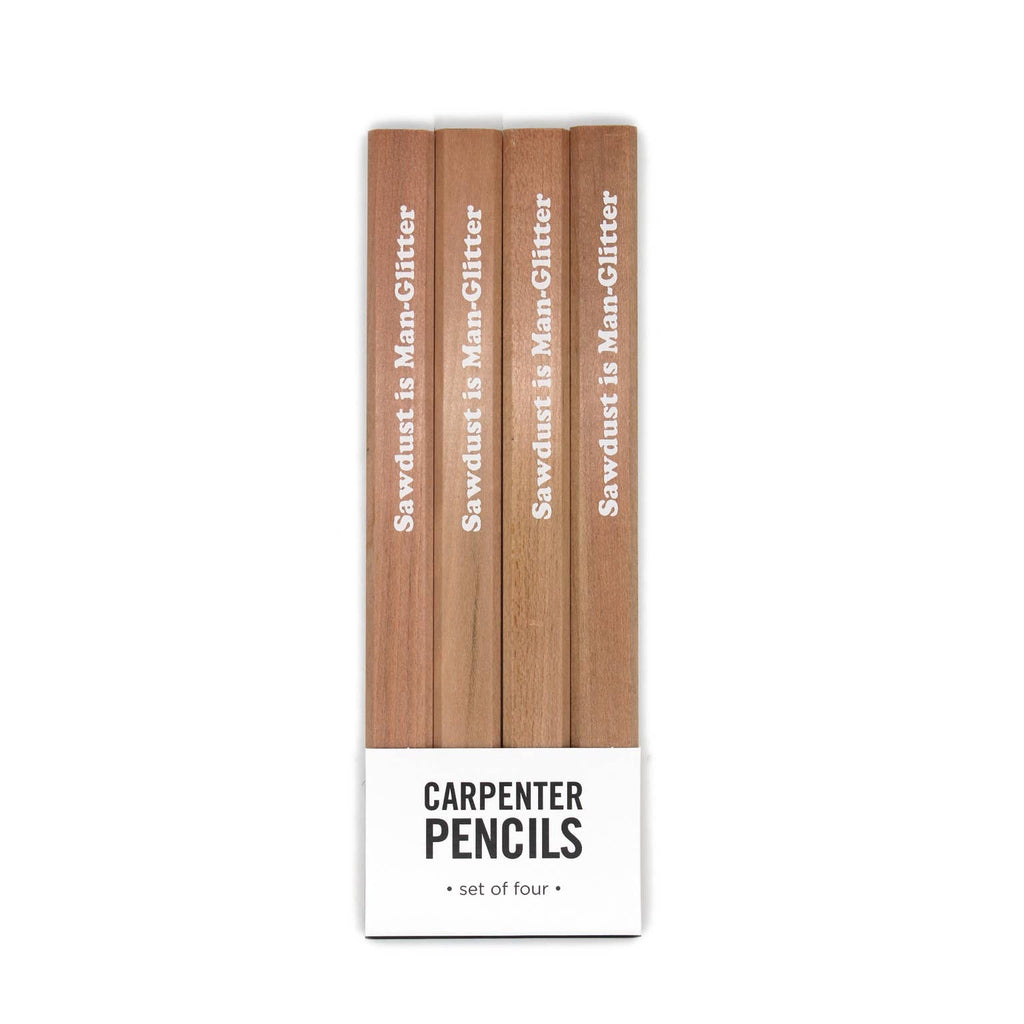 Man Glitter Carpenter Pencil Set  Snifty   