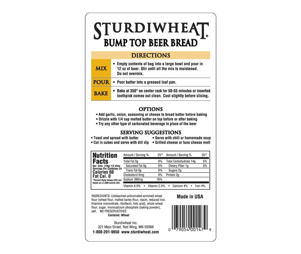 Bread Mixes  Sturdiwheat   