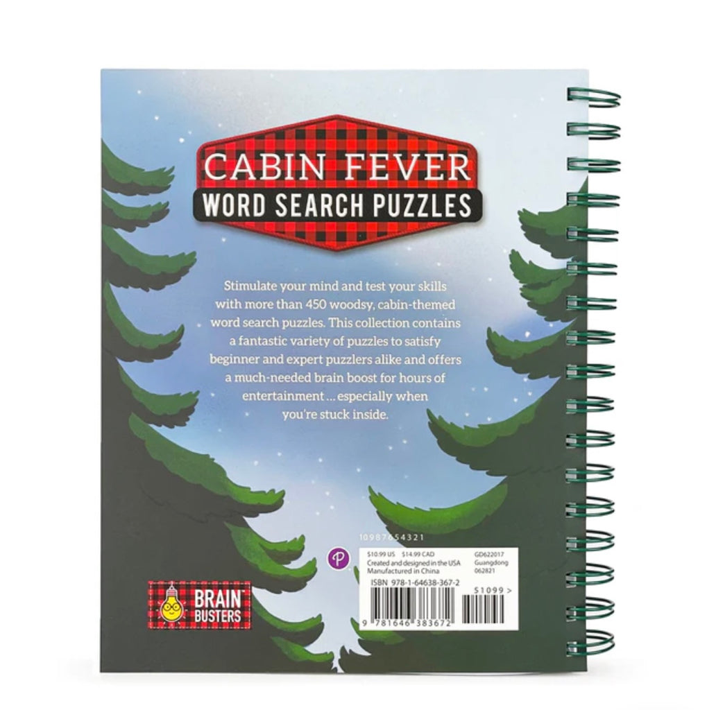 Cabin Fever Word Search Puzzle  Cottage Door Press   