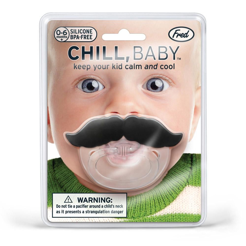 Mustache Pacifier  Fred and Friends   