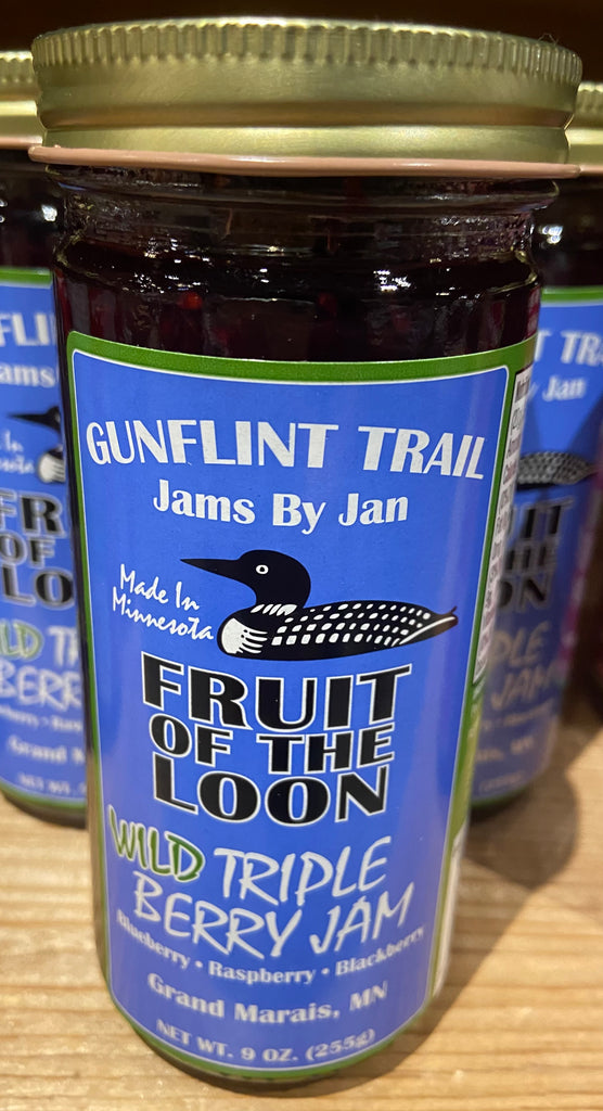 Gunflint Trail Jams by Jan  Jams by Jan Fruit of the Loon “Triple Berry”  