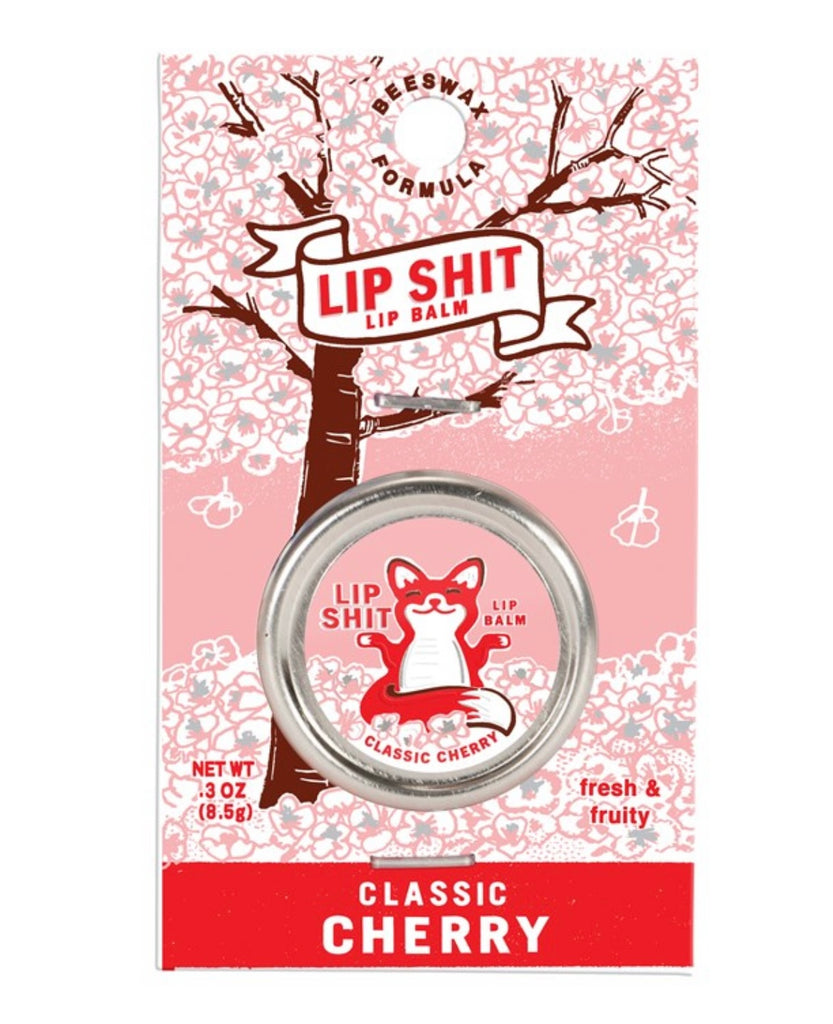 Lip Shit Lip Balms  Blue Q Classic Cherry  