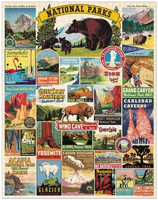 National Parks Puzzle  Cavallini Papers   