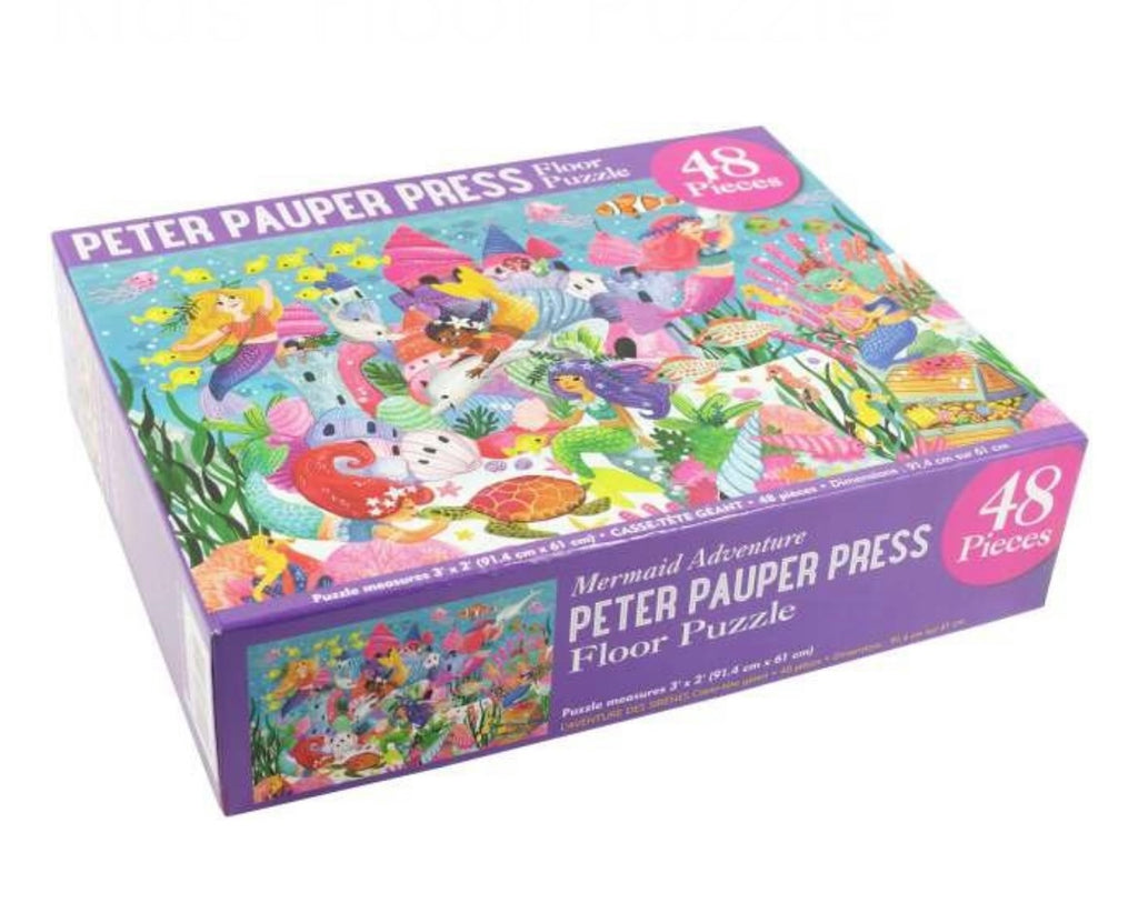 Kids' Floor Puzzles  Peter Pauper Press Mermaid Adventures  